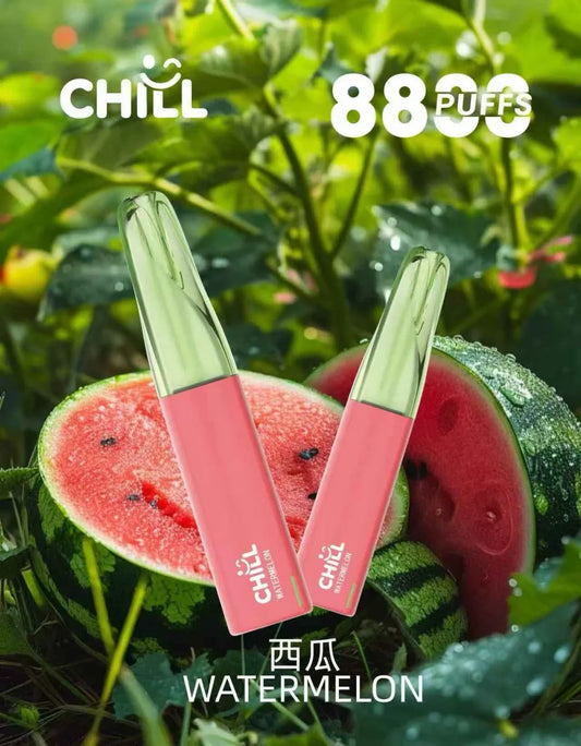 【CHILL拋棄式8800口】12W功率 台灣現貨