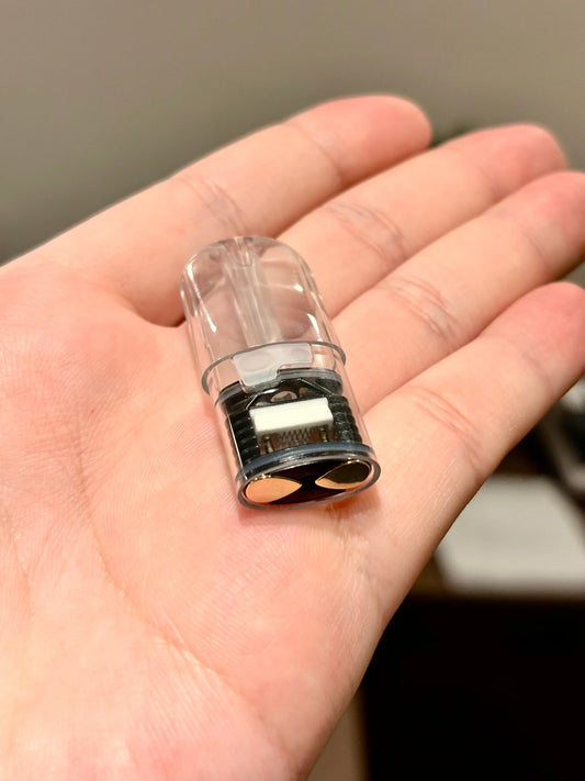 【正面重複灌油空倉彈2.0ML】不漏油不燒焦空彈 適配RELX悅刻五六代設備 最低10颗入组 台湾现货