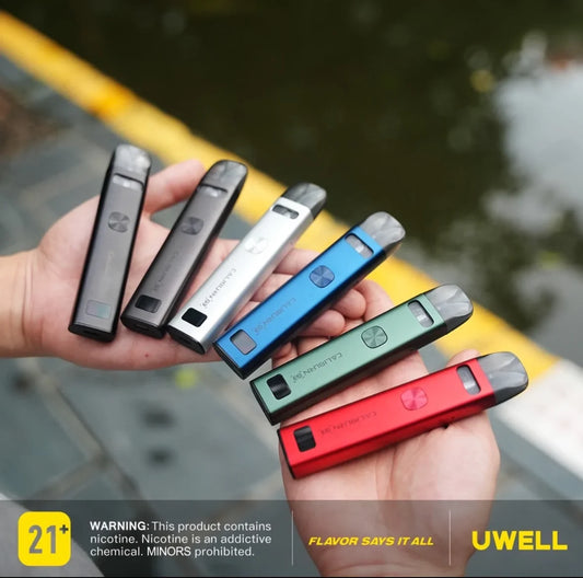【Uwell Caliburn G3注油主機/G3空倉】Uwell咖喱G3 kit主機套裝 4入組