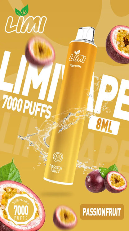 【LIMI拋棄式 7000口】Limi一次性電子煙 煙油容量更高 口味更優化 台灣現貨