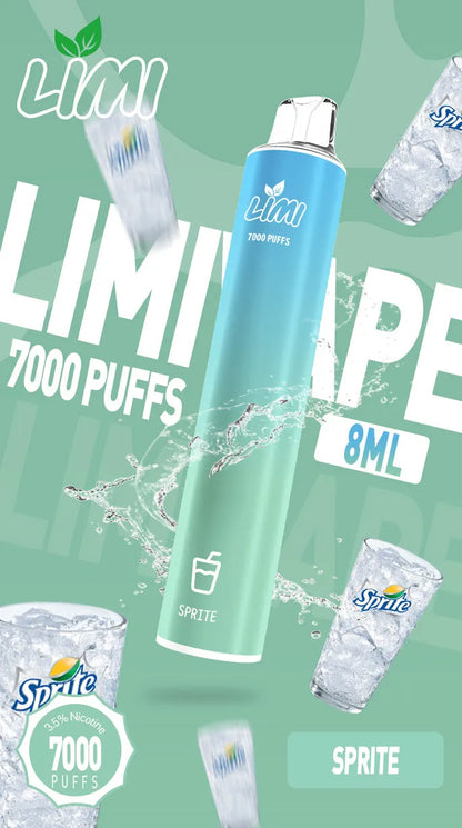 【LIMI拋棄式 7000口】Limi一次性電子煙 煙油容量更高 口味更優化 台灣現貨