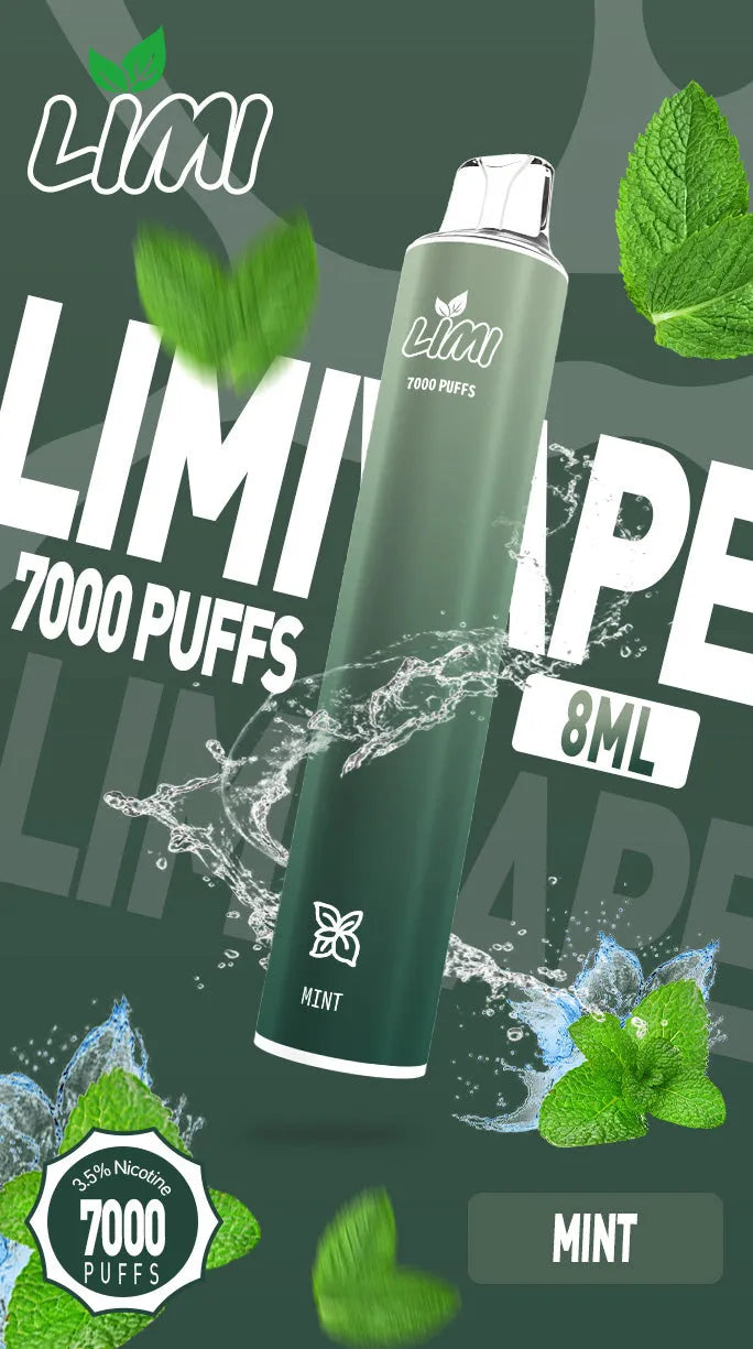 【LIMI拋棄式 7000口】Limi一次性電子煙 煙油容量更高 口味更優化 台灣現貨