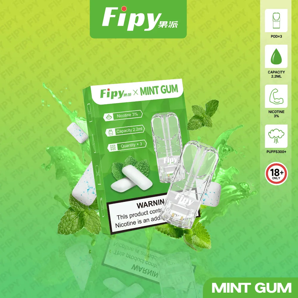 【FIPY一代煙彈】fipy一代霧化桿 18種口味 買3贈1