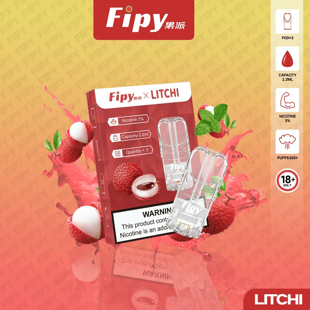 【FIPY一代煙彈】fipy一代霧化桿 18種口味 買3贈1