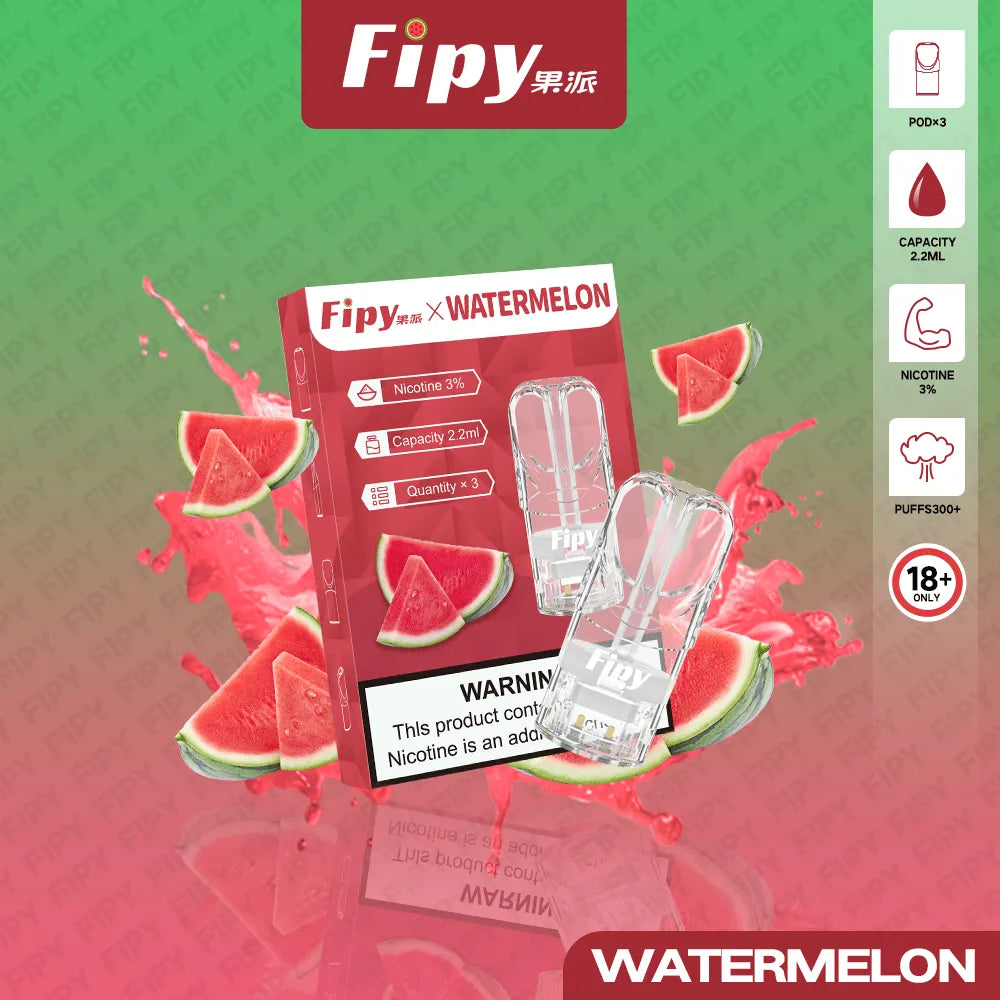 【FIPY一代煙彈】fipy一代霧化桿 18種口味 買3贈1