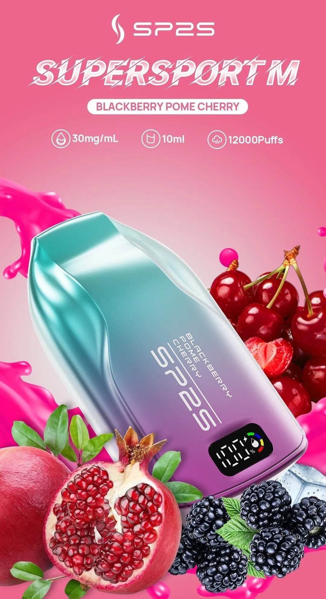 【SP2S拋棄式9000口（澳洲版）】澳洲sp2s一次性電子煙 方盒一次性便攜小菸 可充電