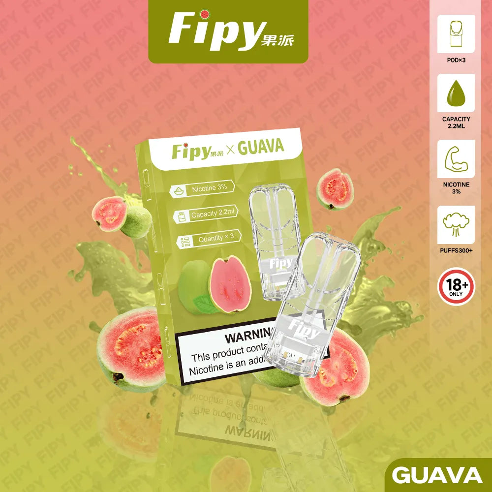 【FIPY一代煙彈】fipy一代霧化桿 18種口味 買3贈1