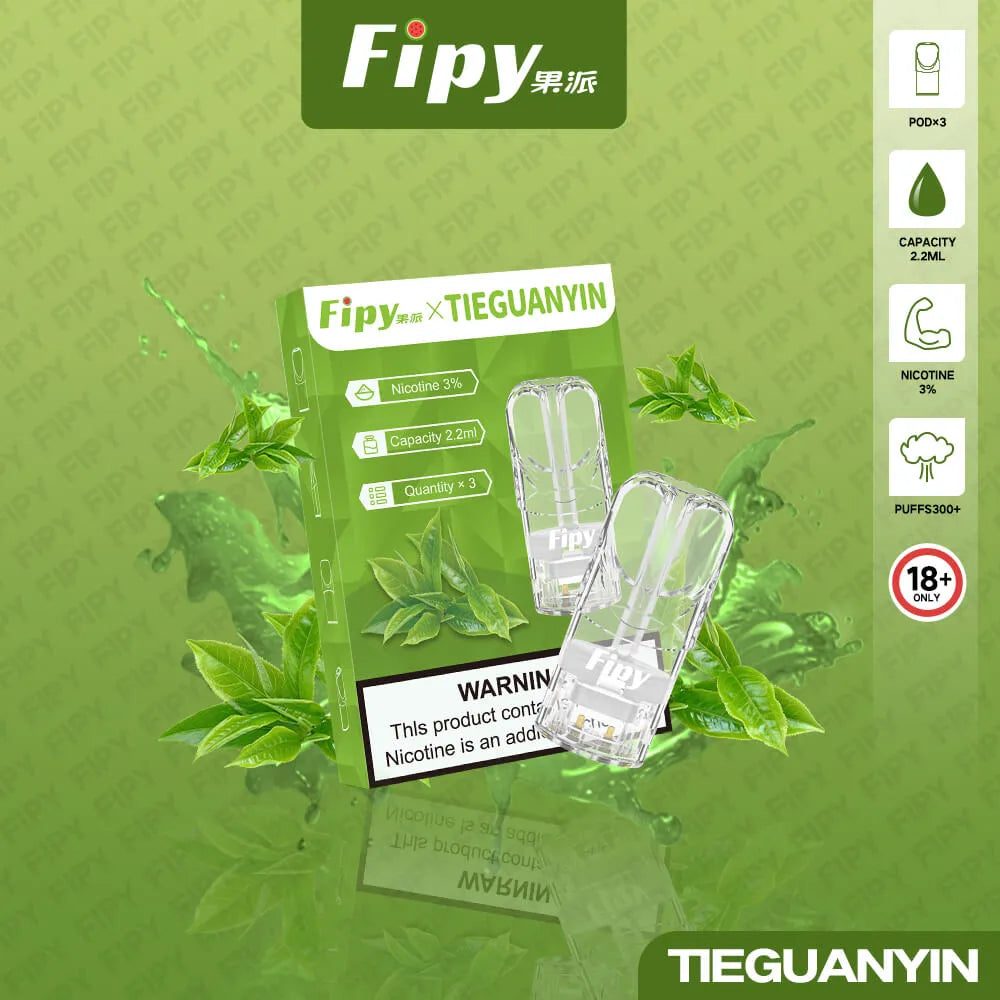 【FIPY一代煙彈】fipy一代霧化桿 18種口味 買3贈1