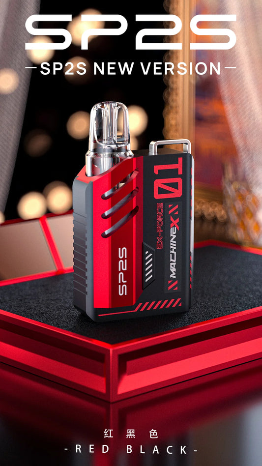【SP2S MAX 換彈式主機】Sp2s MAX系列新款帶屏套裝 6W/17W雙檔調節 盒子棉網芯換彈式