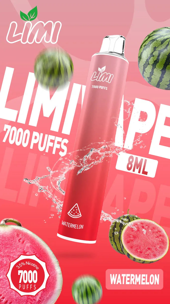 【LIMI拋棄式 7000口】Limi一次性電子煙 煙油容量更高 口味更優化 台灣現貨