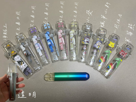 液態硅膠保護套 sp2s/ilia等一代主機通用 | 防摔 可愛卡通印花 透明 （帶鏈條） 台灣現貨批發