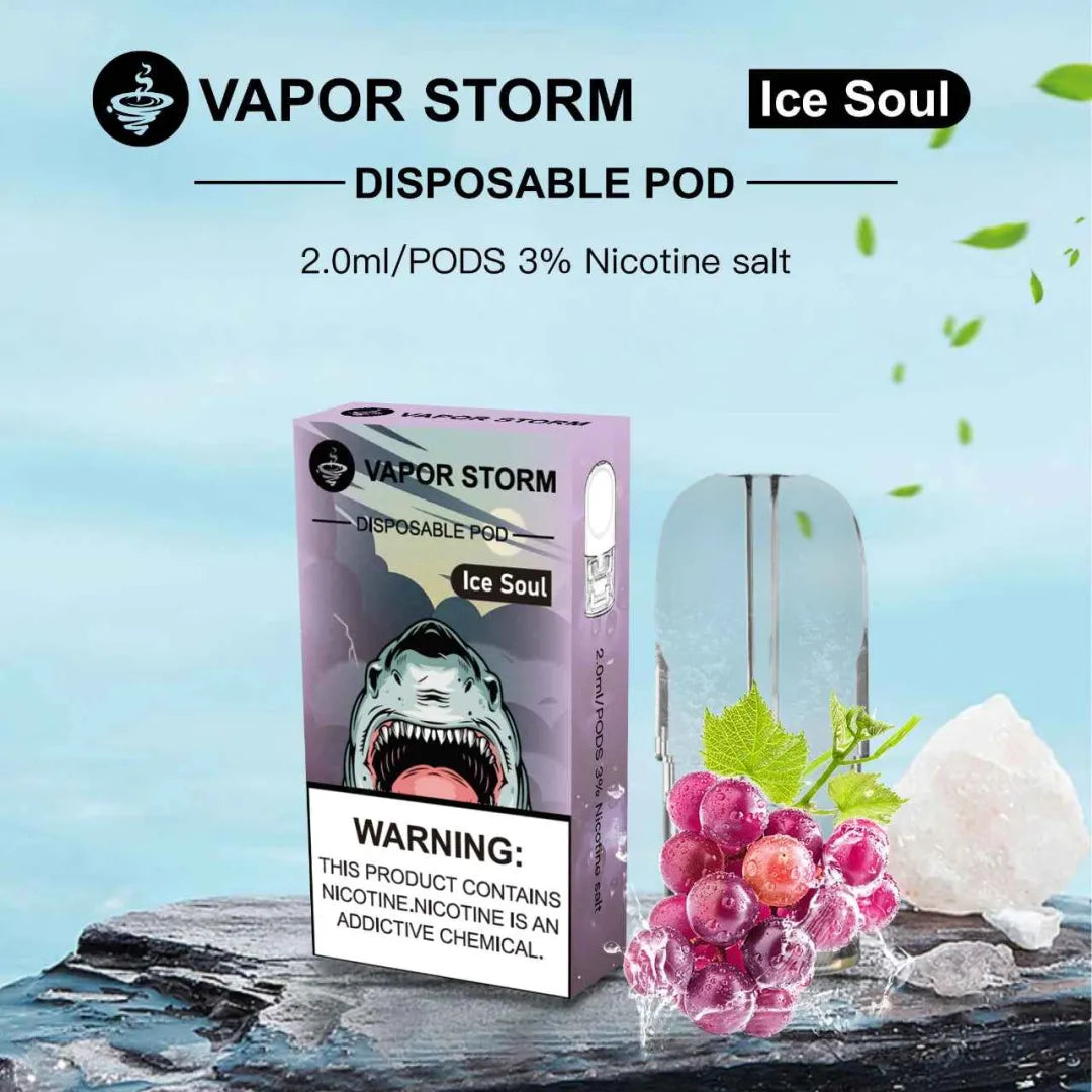 【VAPOR STORM五代煙彈】風暴vapor storm五代電子煙霧化煙彈