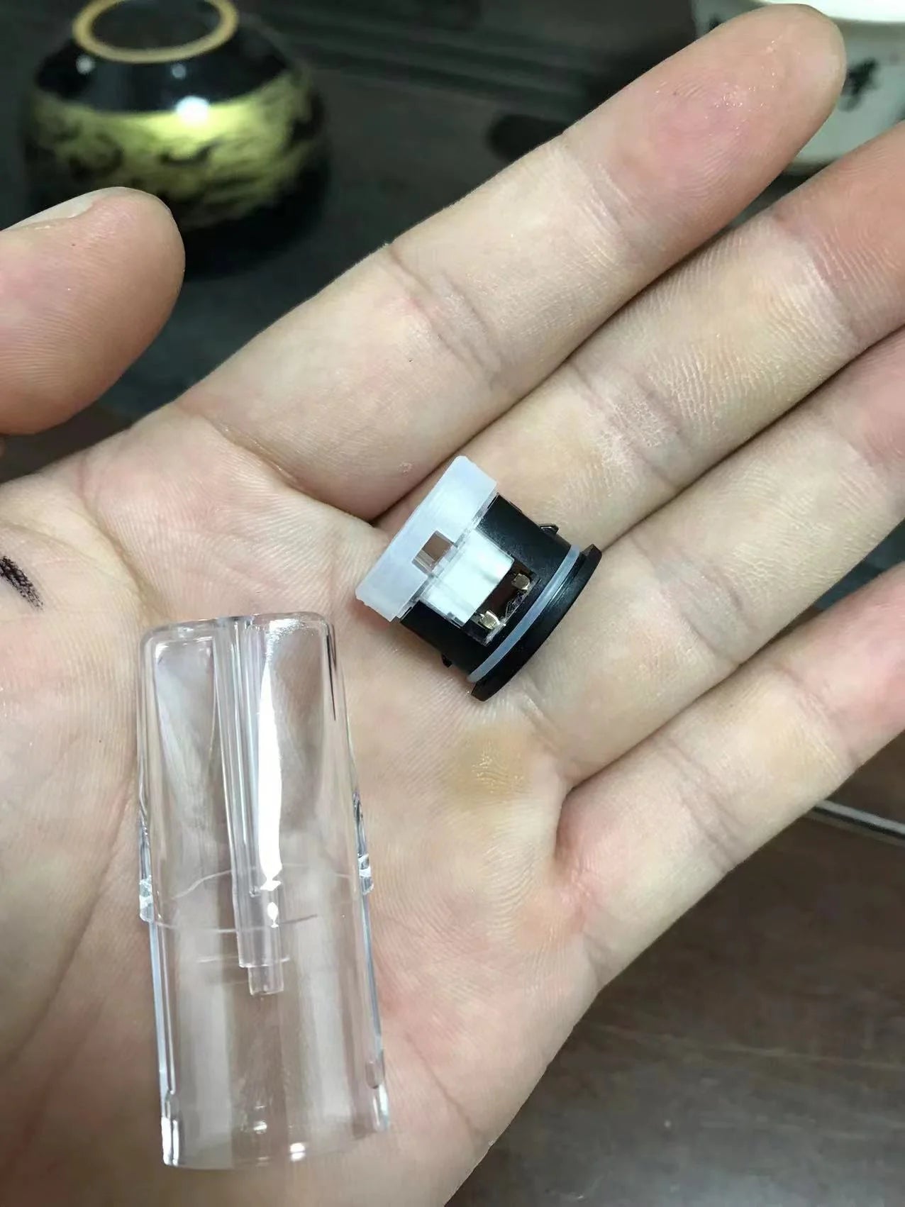 【lana發光空煙彈】暴力測試不漏油空彈 可注油底座分離式空彈 通用relx/sp2s等一代主機