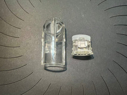 【SP2S空倉1.6ML】白色陶瓷透明款煙彈殼  爆發足不漏油廢油 適用sp2s全系列主機/一代所有主機