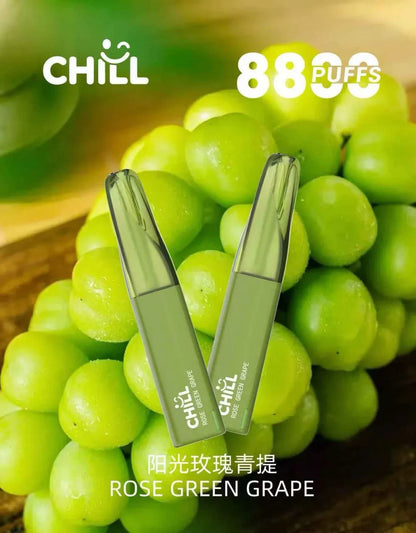 【CHILL拋棄式8800口】12W功率