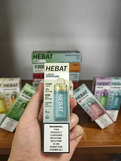 【HEBAT拋棄式15000口】喜貝Hebat一次性電子煙 台灣現貨