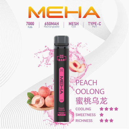 【MEHA拋棄式7000口】MEHA XBAR小黑條一次性電子煙 16款口味 台灣現貨