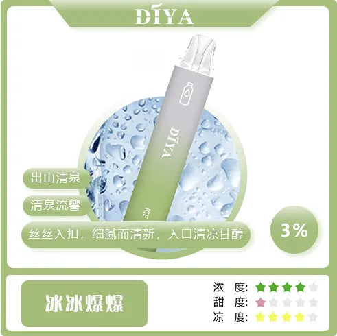 【DIYA拋棄式7500口】叮啞diya一次性電子煙