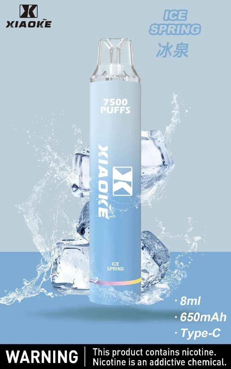 【XIAOKE拋棄式 7500口】梟客Xiaoke一次性電子霧化棒 台灣現貨