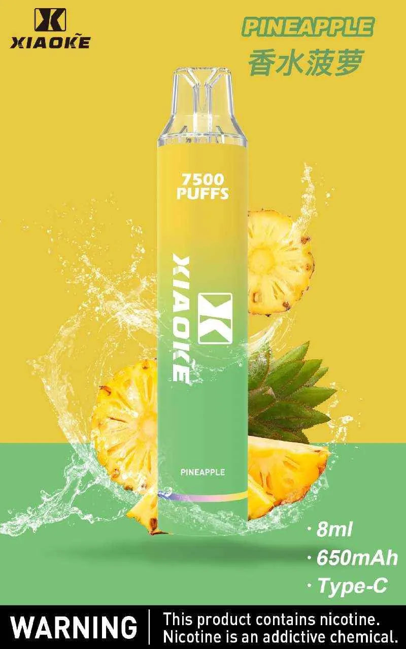 【XIAOKE拋棄式 7500口】梟客Xiaoke一次性電子霧化棒 台灣現貨