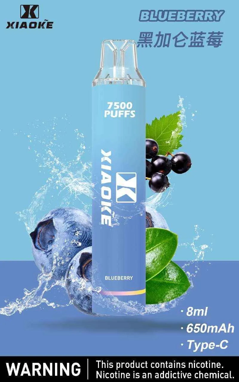 【XIAOKE拋棄式 7500口】梟客Xiaoke一次性電子霧化棒 台灣現貨
