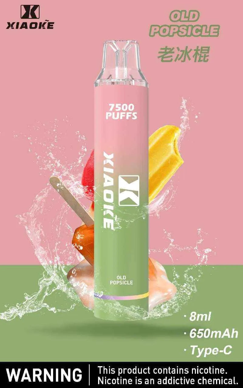 【XIAOKE拋棄式 7500口】梟客Xiaoke一次性電子霧化棒 台灣現貨