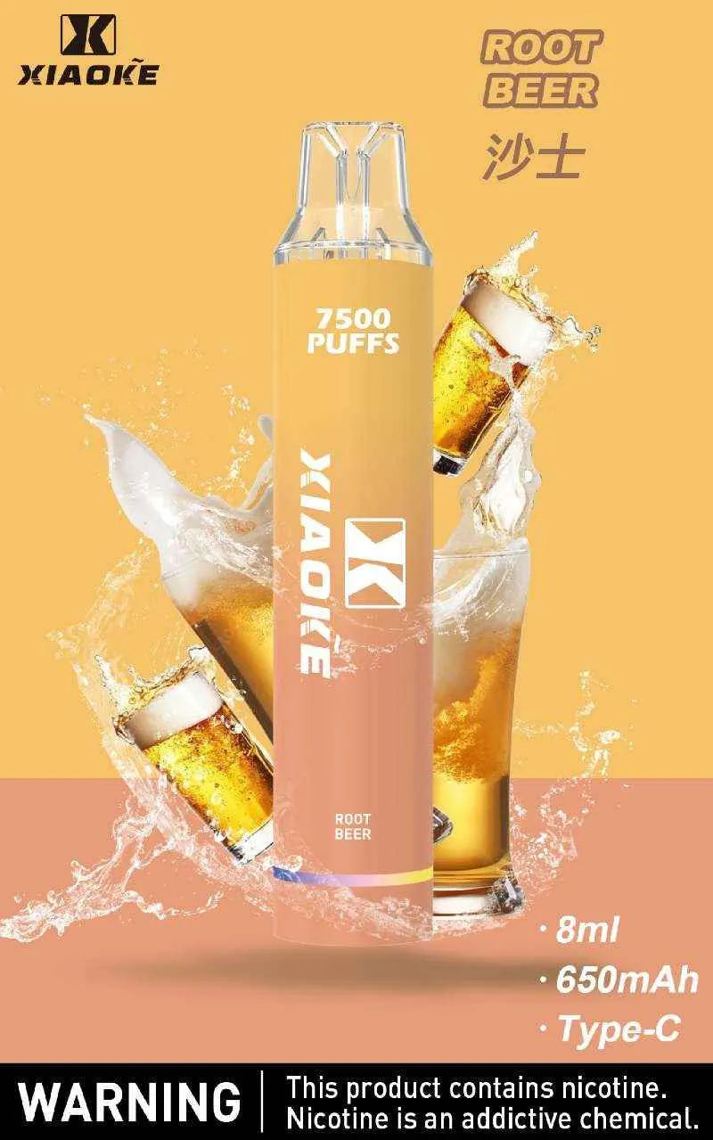 【XIAOKE拋棄式 7500口】梟客Xiaoke一次性電子霧化棒 台灣現貨
