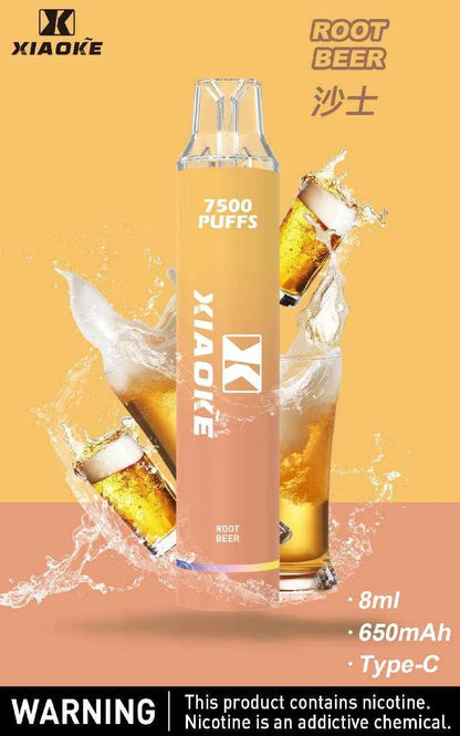 【XIAOKE拋棄式 7500口】梟客Xiaoke一次性電子霧化棒 台灣現貨