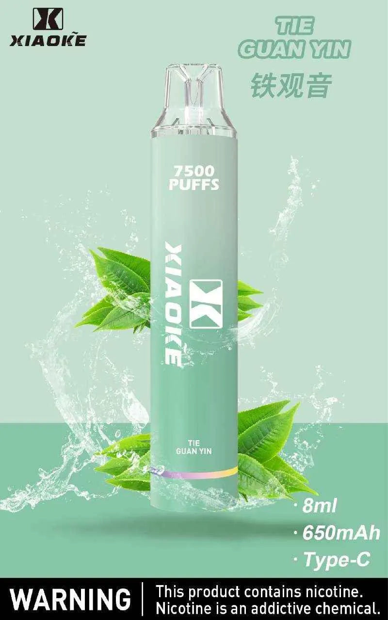 【XIAOKE拋棄式 7500口】梟客Xiaoke一次性電子霧化棒 台灣現貨