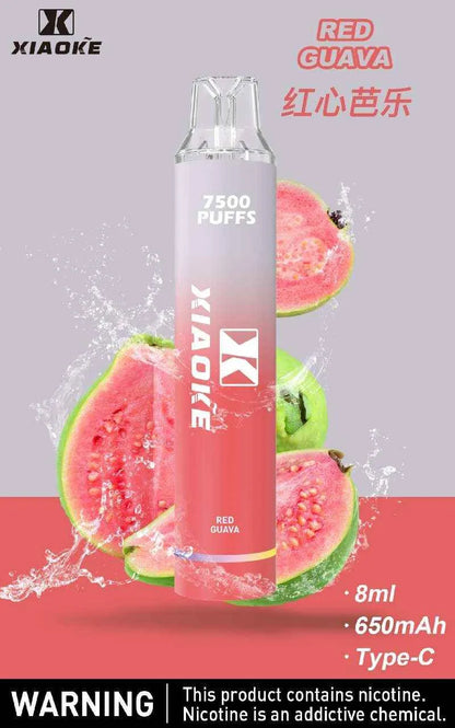 【XIAOKE拋棄式 7500口】梟客Xiaoke一次性電子霧化棒 台灣現貨