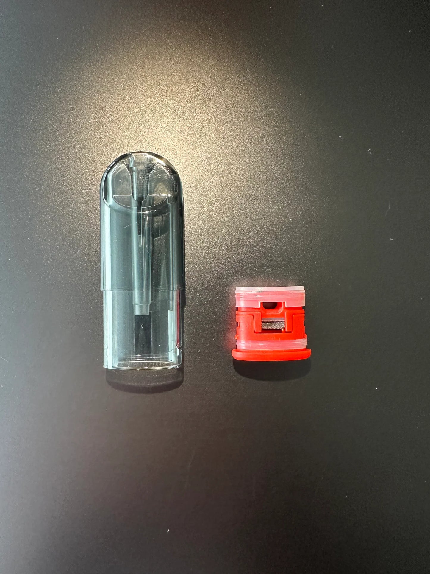 【五六代一次性空倉/空彈3ml】紅色底座 五代上下分離空彈 適用於五、六代設備 不漏油 百入組