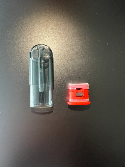 【五六代一次性空倉/空彈3ml】紅色底座 五代上下分離空彈 適用於五、六代設備 不漏油 百入組