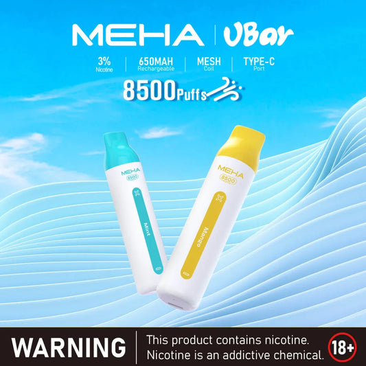 【MEHA拋棄式8500口】魅嗨Meha一次性霧化棒8500口