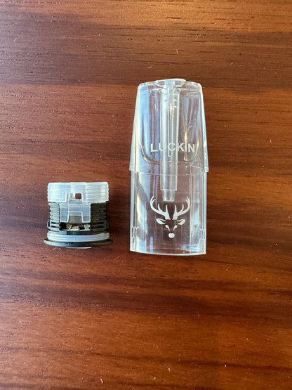 【LUCKIN幸運一代發光空彈1.6ML】綠紫黃紅四色發光 不漏油不飛油 通配各類一代主機 煙霧綿柔穩定