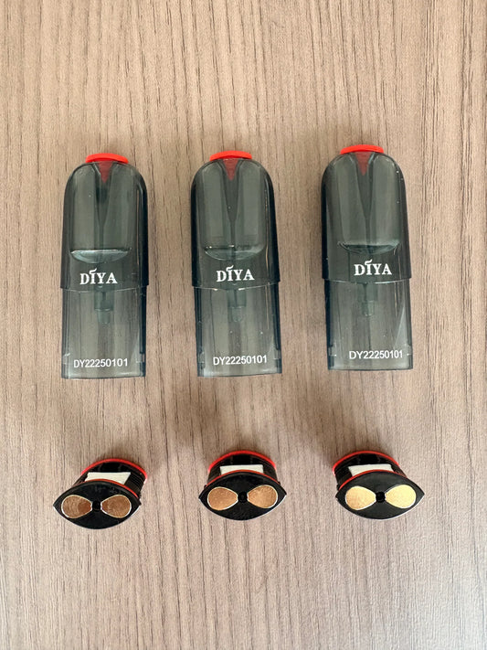 【DIYA一代空倉】叮啞茶色半透明彈殼 通配各類一代主機 不漏油不飛油 最低百入組