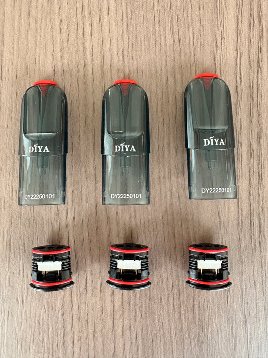 【DIYA一代空倉】叮啞茶色半透明彈殼 通配各類一代主機 不漏油不飛油 最低百入組