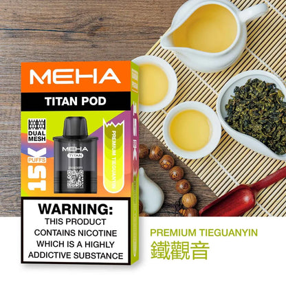【MEHA TITAN換彈式15000口】魅嗨MEHA - 泰坦TITAN15000口換彈式 買3盒煙彈/送一隻主機