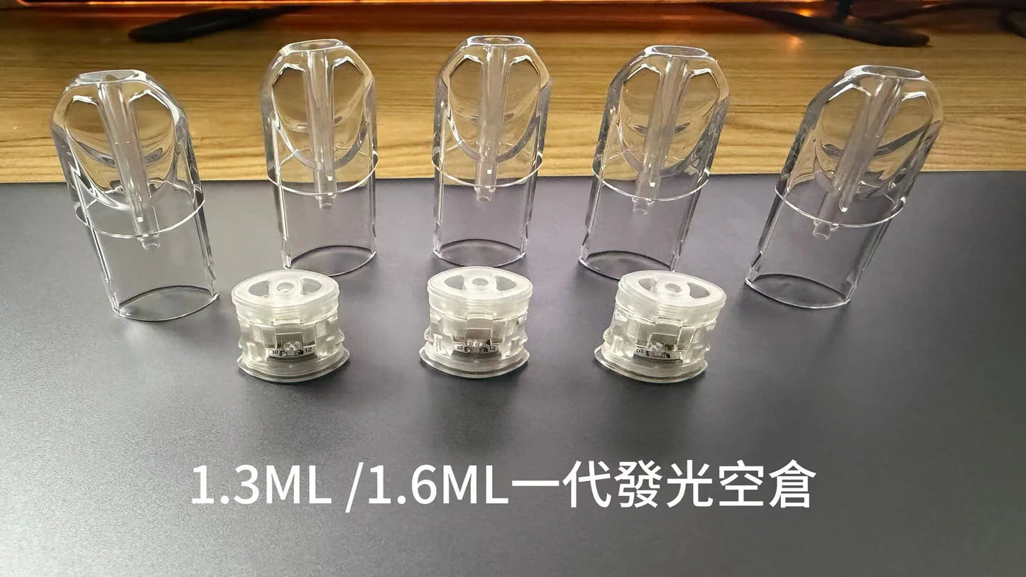 【SP2S空倉1.3ML】白底陶瓷芯 發光款/不發光款 適用sp2s全系列、一代所有主機 不漏油不吃油