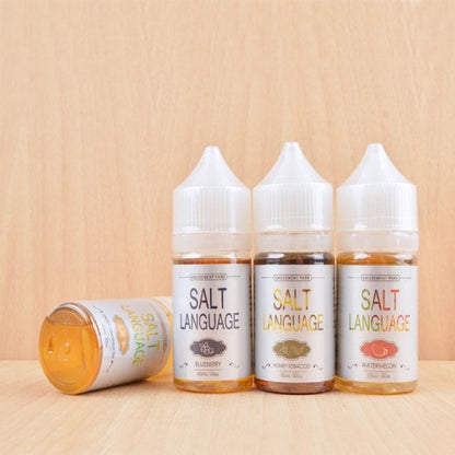 【SALT LANGUAGE鹽語煙油】鹽語煙油電子煙煙油30ml 尼古丁鹽煙油 台灣現貨