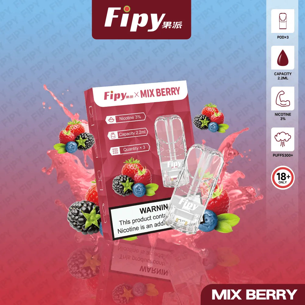 【FIPY一代煙彈】fipy一代霧化桿 18種口味 買3贈1