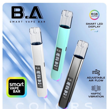 B.A 一代可調式發光主機｜可調瓦數・炫光外型・穩定霧化的輕便主機