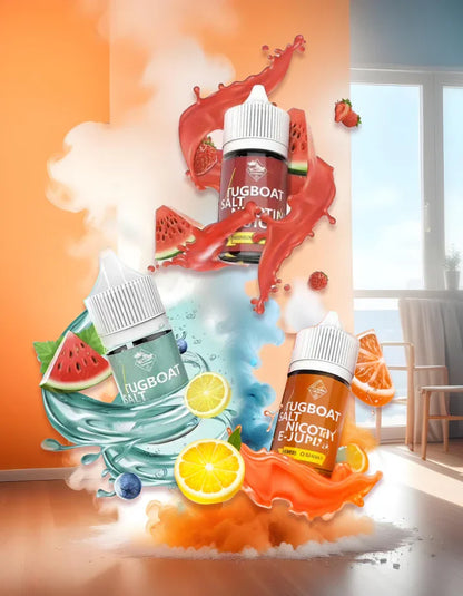 【TUGBOAT煙油】新拖船煙油鹽系列 30ML 50MG 電子煙油 台灣現貨