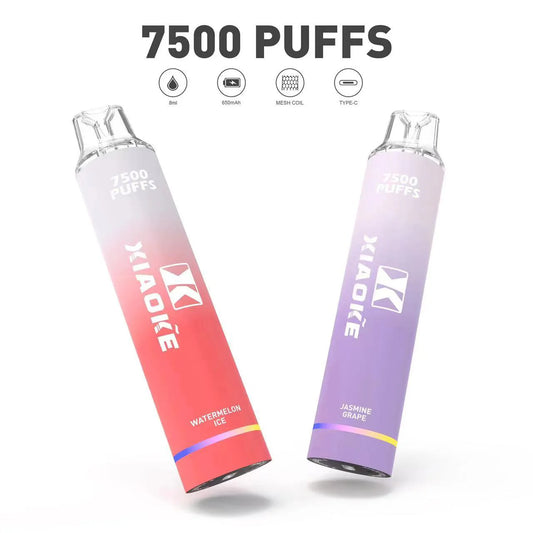 【XIAOKE拋棄式 7500口】梟客Xiaoke一次性電子霧化棒 台灣現貨