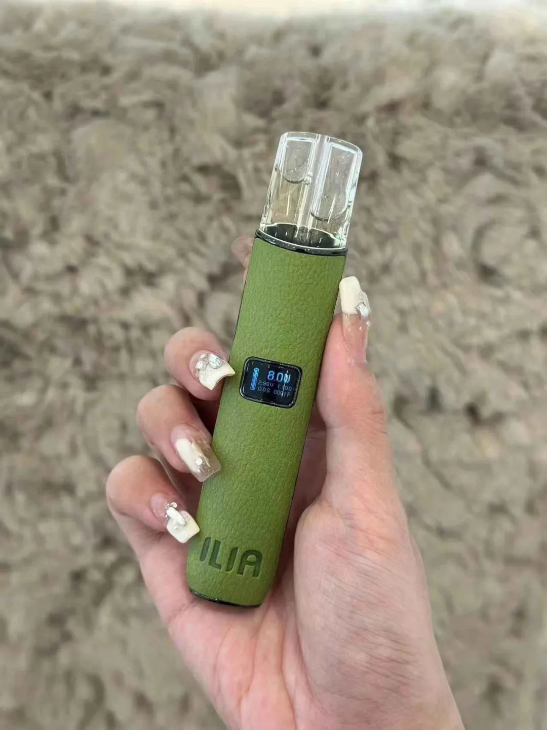 ILIA哩啞皮革一代主機哩亞革調系列電子煙主機 |  進口牛皮 超快充 8/10W兩檔調節 6色可選 | 通配一代煙彈 台灣現貨
