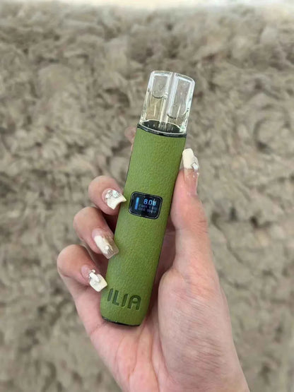 ILIA哩啞皮革一代主機哩亞革調系列電子煙主機 |  進口牛皮 超快充 8/10W兩檔調節 6色可選 | 通配一代煙彈 台灣現貨