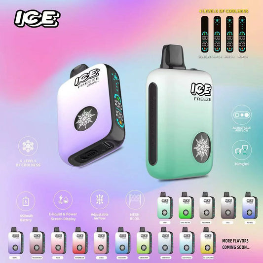 【ICE拋棄式10000口】Ice一次性電子煙 可調節涼度