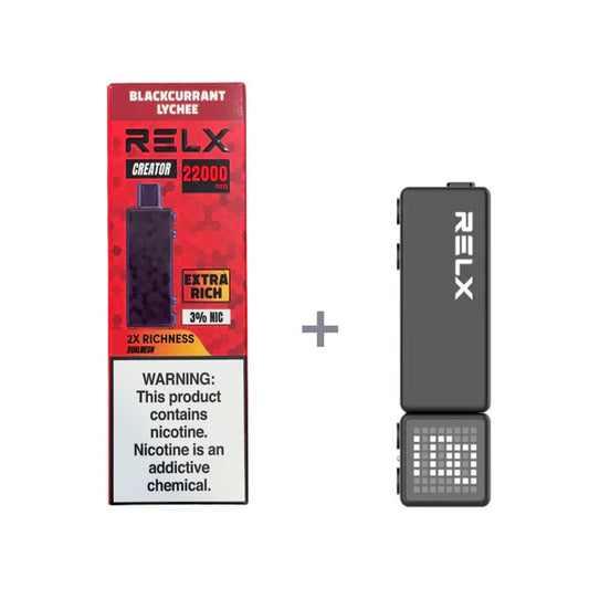 【RELX拋棄式22000口】悅刻Relx積木樂高一次性電子煙 智能顯示 可調功率