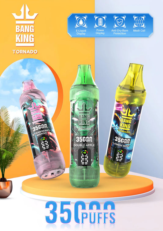 【BANG KING拋棄式35000口】Bang King一次性電子煙 歐美熱銷王者