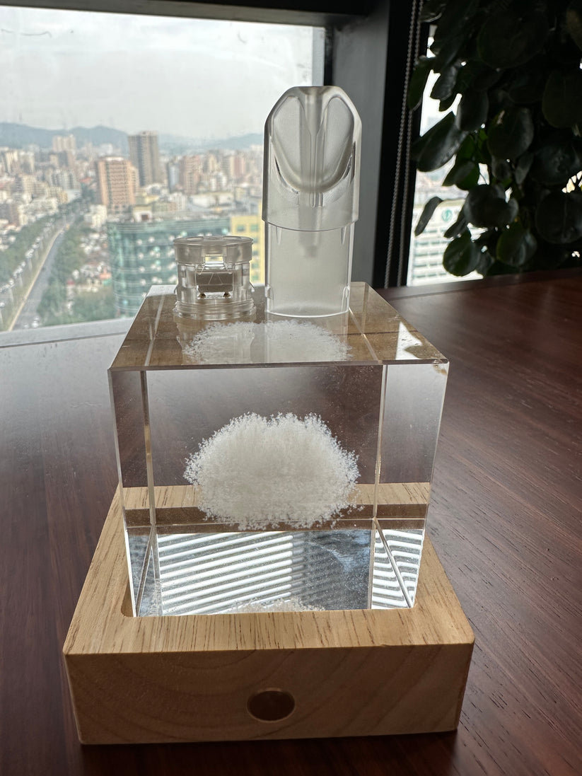 【SP2S空倉磨砂款】白色磨砂款陶瓷芯 100入組 通配各類一代主機 不漏油 不吃油
