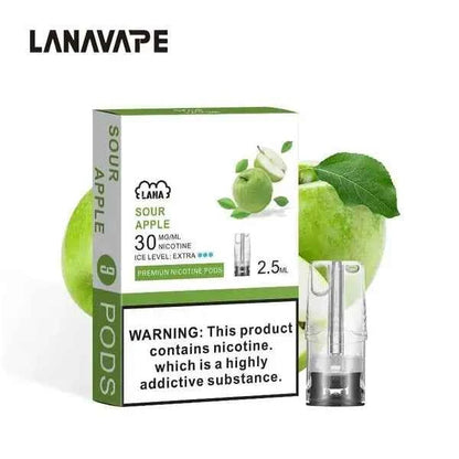 LANA透明發光一代煙彈|2.5ML 三入組|限時活動買十盒送一盒 35種口味|適配SP2S、DIYA、MEHA等多款一代主機